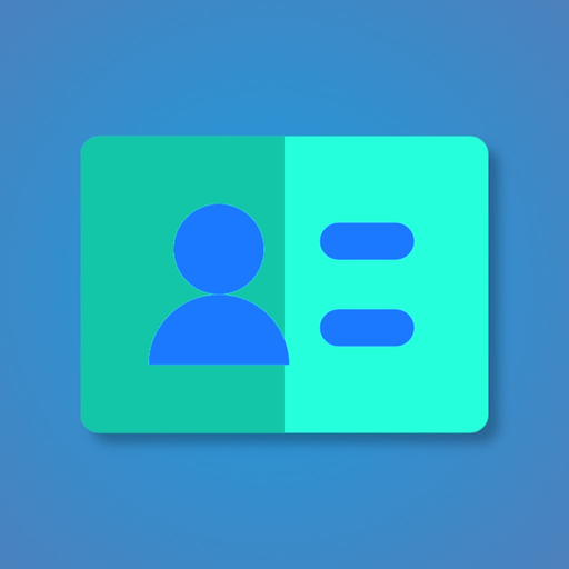 Business card reader + Scanner app icon