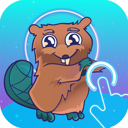 Space Beaver: Fast reaction game with gesture app icon
