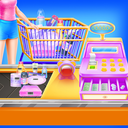 Supermaket Small Headed-Girl app icon