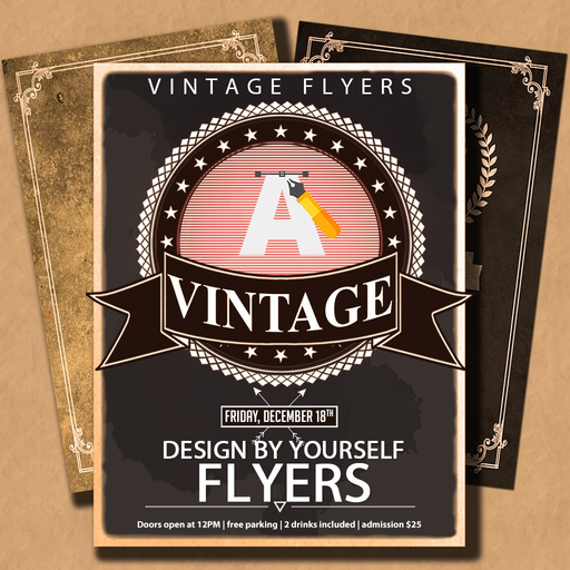 Vintage Logo & Poster Maker app icon