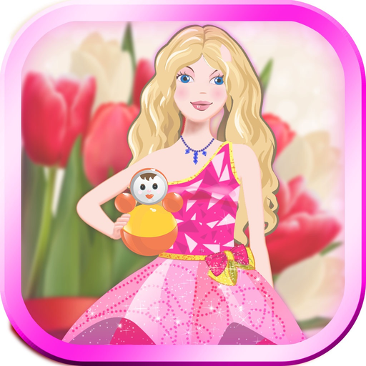 Princess Fantasy Doll Makeover Dress Up Girl Games app icon