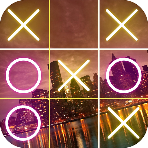 Tic Tac Toe Neon Game app icon
