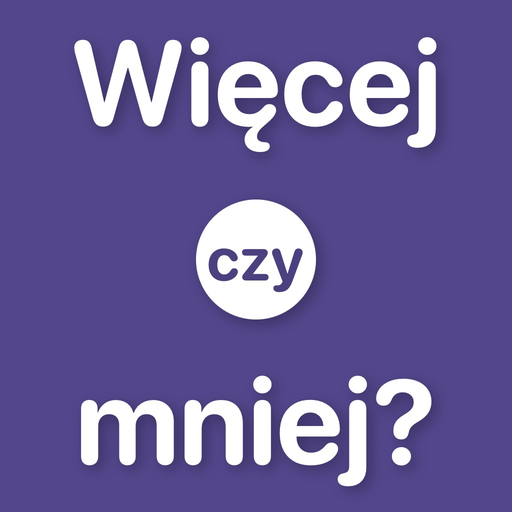 Więcej czy mniej? app icon