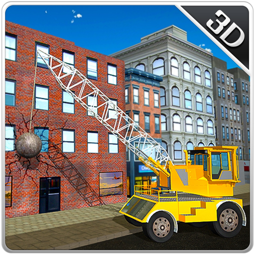 Wrecking Ball Crane Operator & Demolition Sim app icon