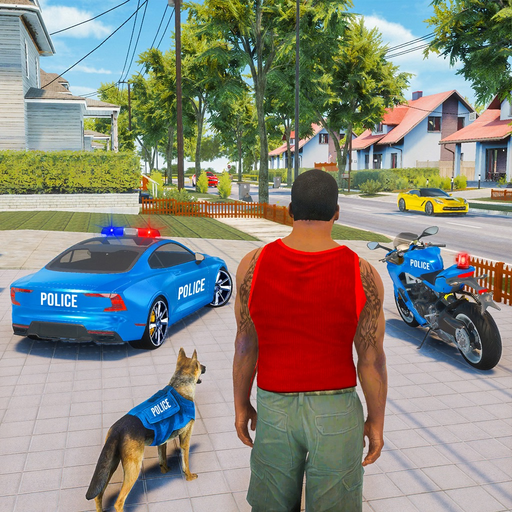 US Police Chase Bike Games 3D app icon