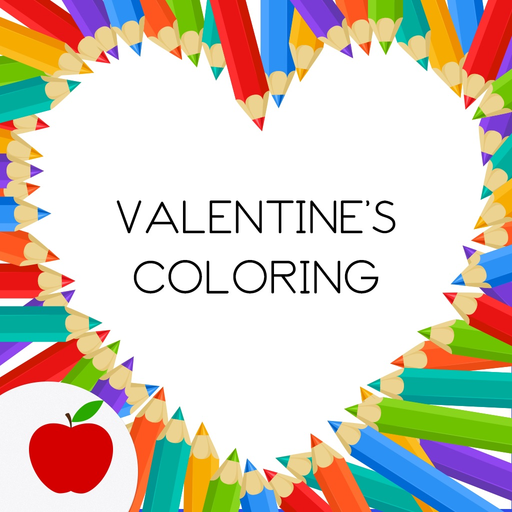 Adult Coloring Books: Valentines Day app icon