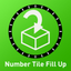 Number Tile Fill Up icon