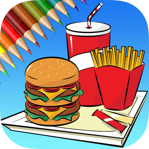 Hello Food - Coloring Book for me & children app icon