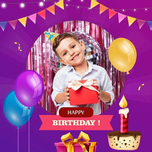 Birthday Photo Editor & Frame app icon
