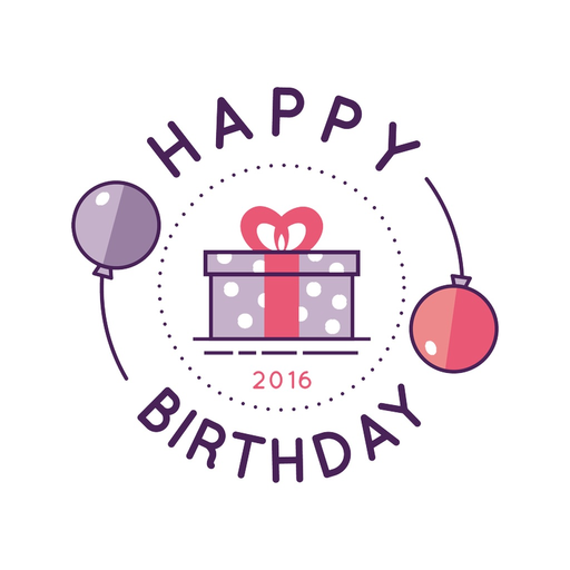 Birthday Party Stickers by Kappboom app icon