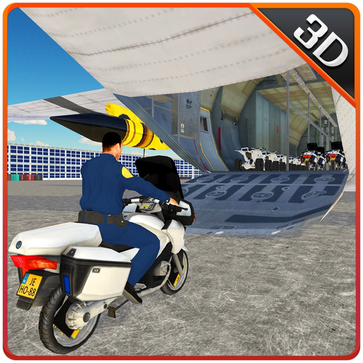 Police Bike Plane Transport & Driving Simulator app icon