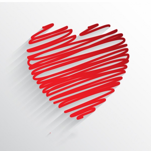 Heart Doodle Stickers app icon