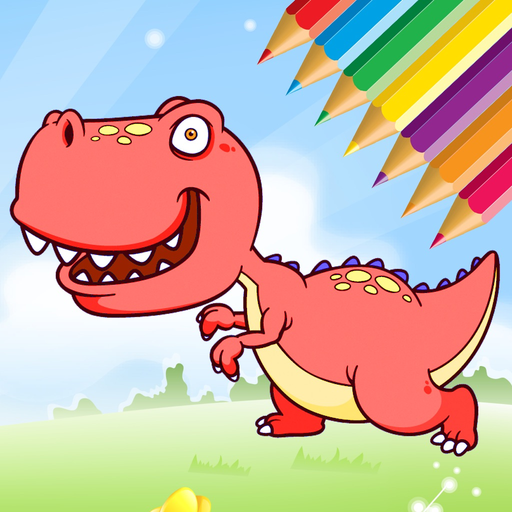 Dinosaur Coloring Book - Dino Drawing for Kids app icon