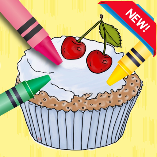 Color ME: Bakery Cup cake Pop Maker Kids Coloring app icon