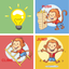 Monkey Matching : Remember Learning Game For Kid icon