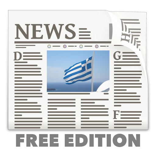 Greek News in English & Greece Radio Free app icon