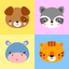 Animal Cards Matching Puzzle Games for Kids icon