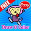 Easy Animals How to Draw and Color for kids icon