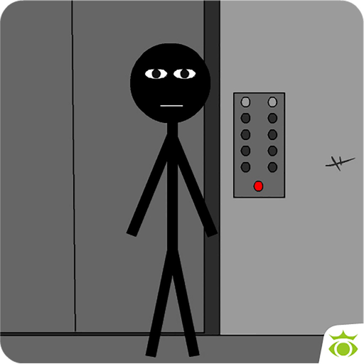 Stickman escape lift app icon