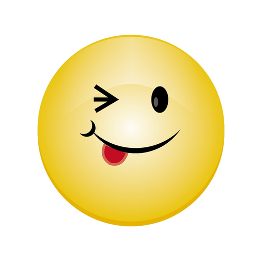 Simple expression sticker app icon