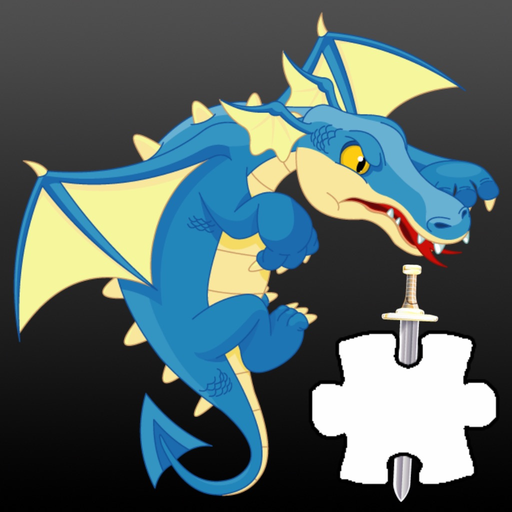 Knight And Dragon Big Jigsaw Puzzle Online For Kid app icon