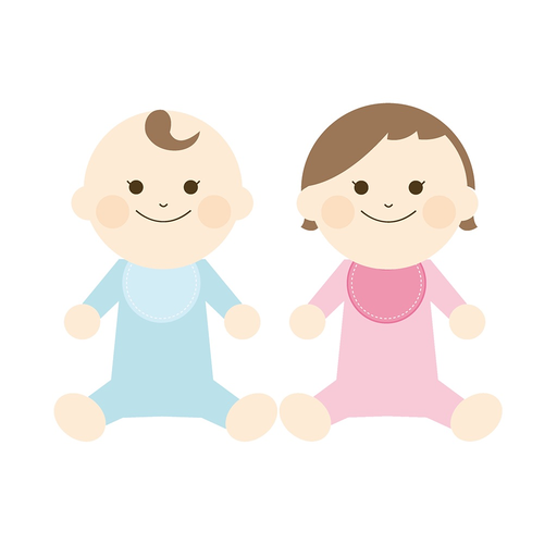 Baby and baby goods sticker app icon