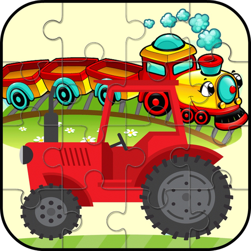 Truck & Train Vehicle Puzzle For Kids and Toddler app icon
