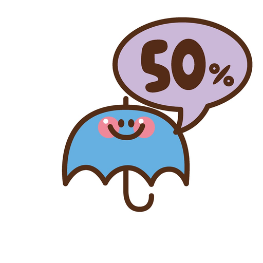 Cute weather sticker app icon