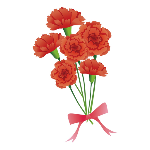Sticker carnation app icon