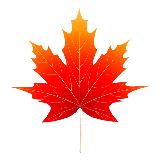 Sticker autumn leaves app icon