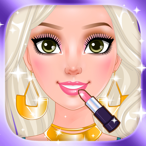 Pink Cut Crease Makeup Tutorial - Girls Salon Game app icon