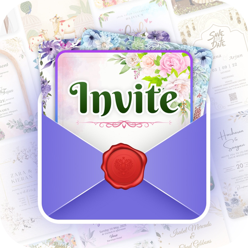Invitation HD Card Maker app icon