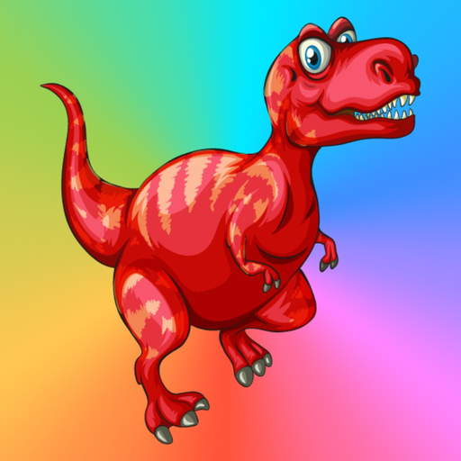 Dinosaur Coloring Book Paint Games For Kids Free app icon