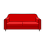 Furniture sticker icon