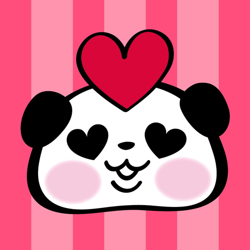 Pandaaa!!! Love Stickers app icon