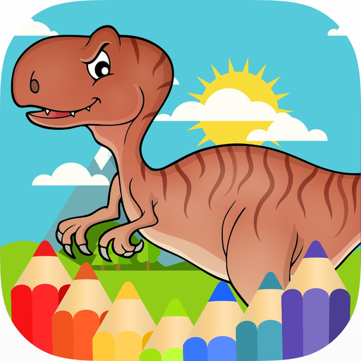 Dinosaur World Coloring Jurassic Dino Park app icon