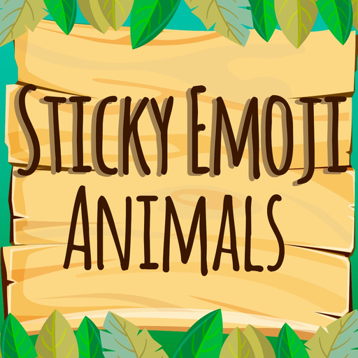 Sticky Emoji Animals Stamps app icon