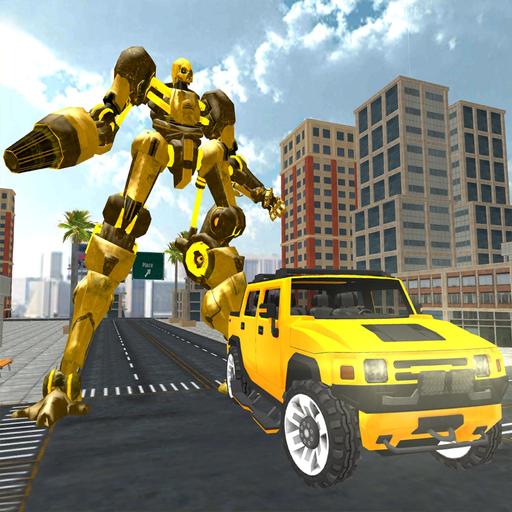 Hummer Car Robot Fighting Game app icon