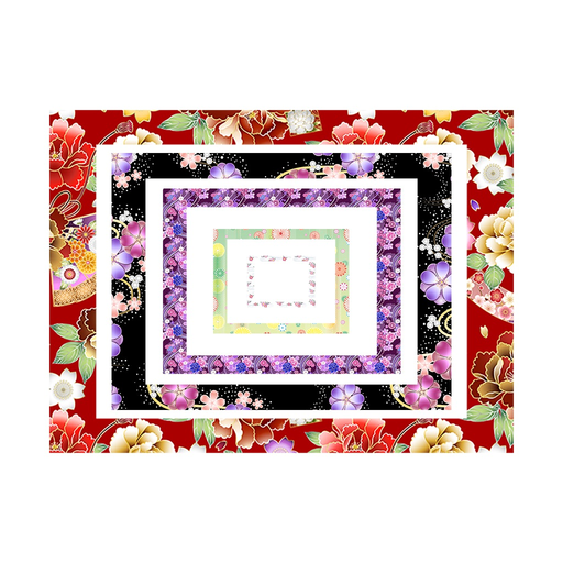 Japanese pattern frame sticker app icon
