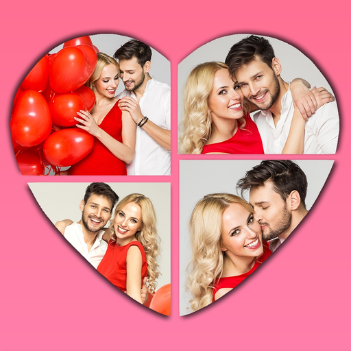Valentine's Day Collage Frames! Love Photo Editor app icon