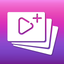 Slidee+ Slideshow Video Maker & Editor with Music icon