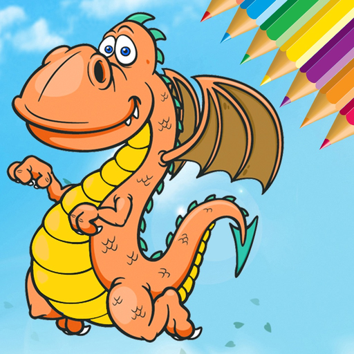 Dragon Dinosaur Coloring Book - Dino Kids All In 1 app icon
