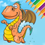 Dragon Dinosaur Coloring Book - Dino Kids All In 1 icon
