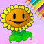 Flowers Coloring Book for kids - Drawing free game icon