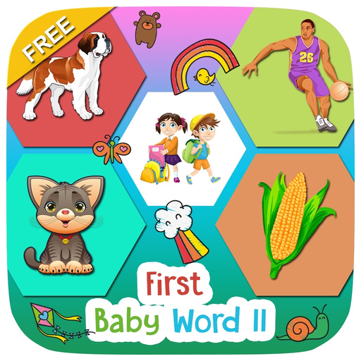 First Baby Words 2 Free For Kids and Toddlers app icon