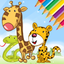 Animals Cute Coloring Book for kids - Drawing game icon