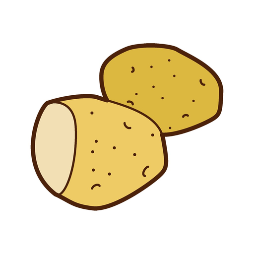 Potato sticker app icon