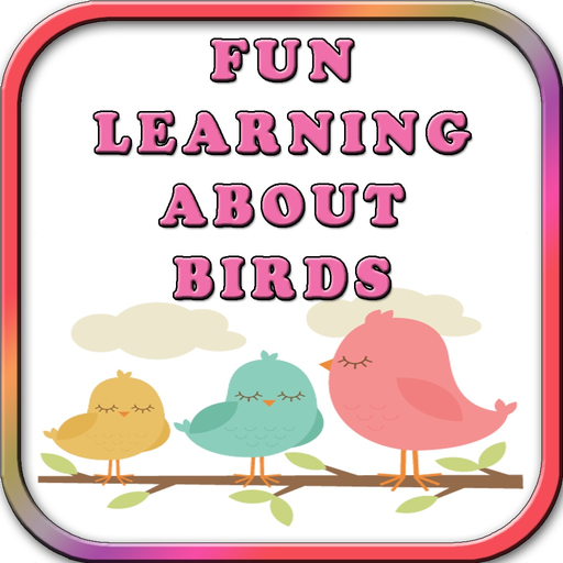 Fun Learning Birds Stencil for Kids app icon