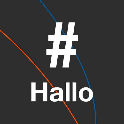 Hallo#intern app icon