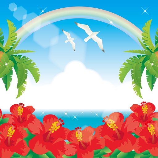 Sticker Hibiscus app icon